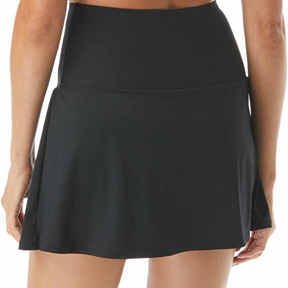 Coco Reef Soar HR Tummy Control Swim Skirt Attached Bottoms in Black Sz M NWT - Picture 2 of 4